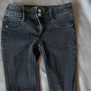 Mudd Black Mid-Rise Jean Leggings